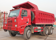 खनन के लिए 371 एचपी टिपर डंप ट्रक / स्वचालित त्रि धुंआ ट्रक