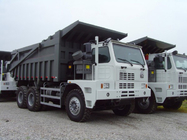 70 टोंस टिपर डंप ट्रक SINOTRUK HOWO70 खनन एलएचडी 6X4 420 एचपी