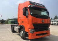 विश्वसनीय होवो ट्रैक्टर ट्रक नारंगी रंग ट्रैक्टर और ट्रक कम ईंधन की खपत