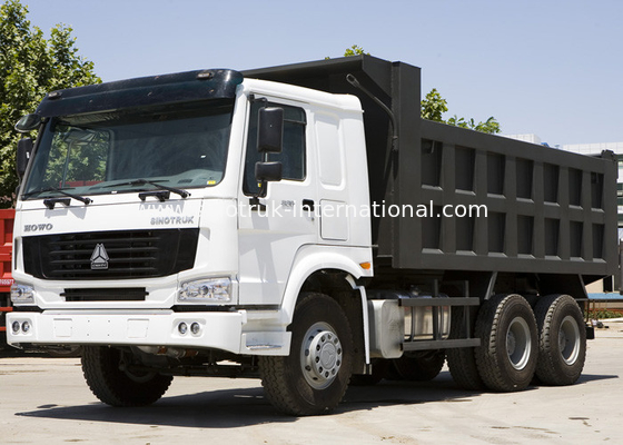 टिपर डंप ट्रक SINOTRUK HOWO 10 पहियों 25-40 टन रेत या पत्थर लोड कर सकते हैं