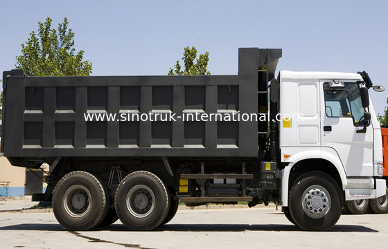 टिपर डंप ट्रक SINOTRUK HOWO 10 पहियों 25-40 टन रेत या पत्थर लोड कर सकते हैं