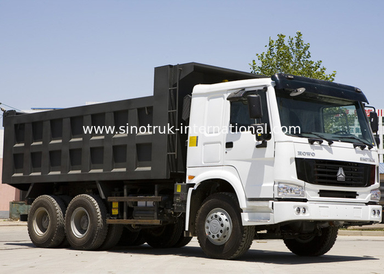 टिपर डंप ट्रक SINOTRUK HOWO 10 पहियों 25-40 टन रेत या पत्थर लोड कर सकते हैं