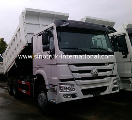 टिपर डंप ट्रक SINOTRUK HOWO 10-25 घन मीटर लोड 25-40 टन, जेड 3232N3847 ए