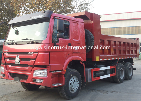 टिपर डंप ट्रक SINOTRUK कैसे हो 10 पहियों 371 एचपी लोड 25-40 टन रेत या पत्थर