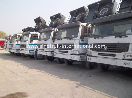 टिपर डंप ट्रक SINOTRUK HOWO 25tons 371 एचपी 10wheels आरएचडी 10-25 सीबीएम ZZ3257N3647A