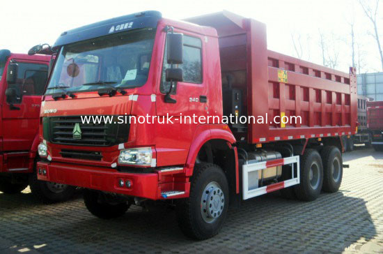 टिपर डंप ट्रक SINOTRUK HOWO 25tons 371 एचपी 6X4 एलएचडी 10-25 सीबीएम ZZ3257N3847A