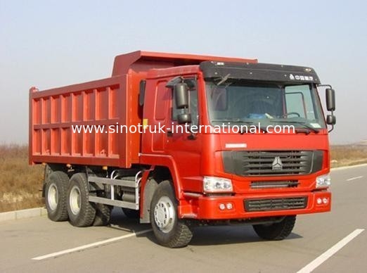 टिपर डंप ट्रक SINOTRUK HOWO 6X4 एलएचडी 371 एचपी 25-40 टन 10-25 सीबीएम ZZ3257N3847A