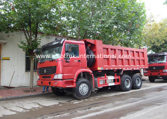 टिपर डंप ट्रक SINOTRUK HOWO 6X4 एलएचडी 371 एचपी 25-40 टन 10-25 सीबीएम ZZ3257N3847A