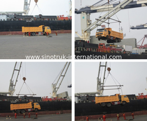 टिपर डंप ट्रक SINOTRUK HOWO 6X4 एलएचडी 371 एचपी 25-40 टन 10-25 सीबीएम ZZ3257N3847A