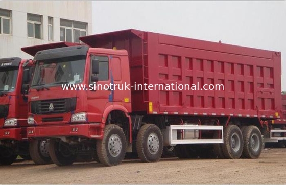 SINOTRUK HOWO टिपर डंप ट्रक 371 एचपी 8 एक्स 4 एलएचडी 31-60 टोंस 20-30 सीबीएम ज़ेड 3317 एन 3867 डब्ल्यू