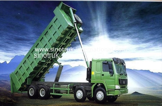 SINOTRUK HOWO टिपर डंप ट्रक 371 एचपी 8 एक्स 4 एलएचडी 31-60 टोंस 20-30 सीबीएम ज़ेड 3317 एन 3867 डब्ल्यू