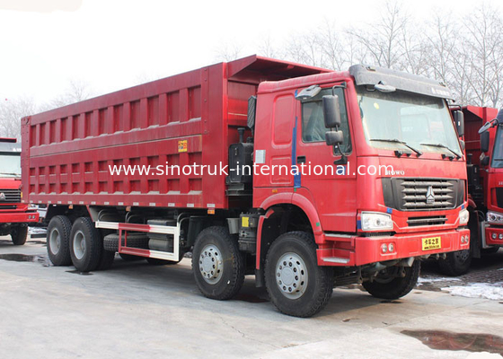SINOTRUK HOWO टिपर डंप ट्रक 371 एचपी 8 एक्स 4 एलएचडी 31-60 टोंस 20-30 सीबीएम ज़ेड 3317 एन 3867 डब्ल्यू