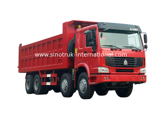 SINOTRUK HOWO टिपर डंप ट्रक 371 एचपी 8 एक्स 4 एलएचडी 31 टन 20-30 सीबीएम ज़ेड 3317 एन 3567W
