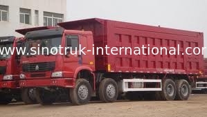 SINOTRUK HOWO डंप ट्रक 371 एचपी 12wheels एलएचडी 31tons 20-30CBM ZZ3317N3567W