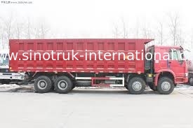 SINOTRUK HOWO डंप ट्रक 371 एचपी 12wheels एलएचडी 31tons 20-30CBM ZZ3317N3567W