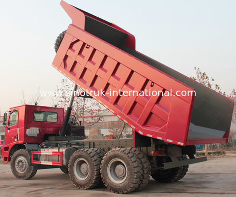 SINOTRUK HOWO 70 खनन टिप डंप ट्रक 6X4 एलएचडी 371 एचपी 70tons ZZ5707S3640AJ