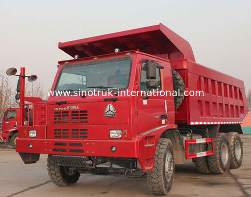 SINOTRUK HOWO 70 खनन टिप डंप ट्रक 6X4 एलएचडी 371 एचपी 70tons ZZ5707S3640AJ