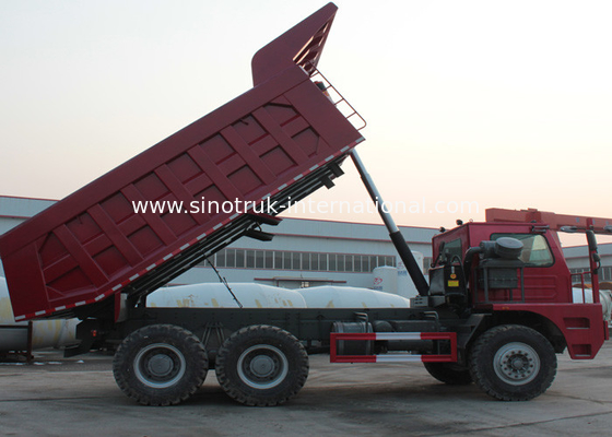 SINOTRUK HOWO 70 खनन टिप डंप ट्रक 6X4 एलएचडी 371 एचपी 70tons ZZ5707S3640AJ