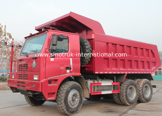 SINOTRUK HOWO 70 खनन टिप डंप ट्रक 6X4 एलएचडी 371 एचपी 70tons ZZ5707S3640AJ
