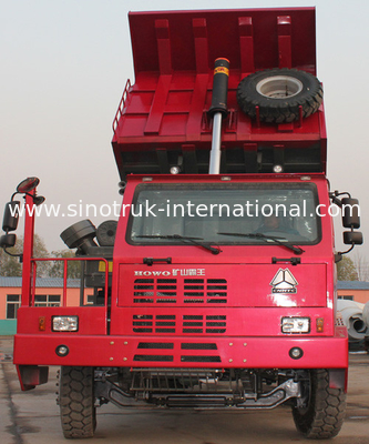 टिपर डंप ट्रक SINOTRUK HOWO 70 खनन 10wheels 371HP 70tons ZZ5707S3640AJ