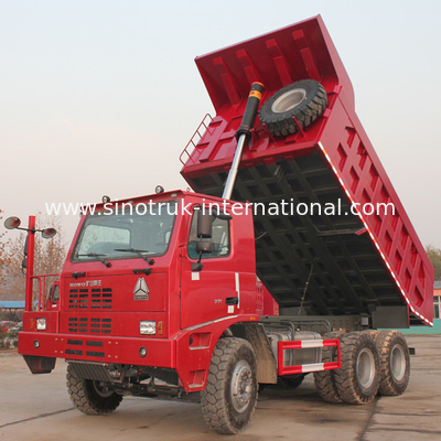टिपर डंप ट्रक SINOTRUK HOWO 70 खनन 10wheels 371HP 70tons ZZ5707S3640AJ