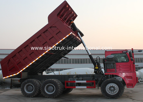 टिपर डंप ट्रक SINOTRUK HOWO 70 खनन 10wheels 371HP 70tons ZZ5707S3640AJ