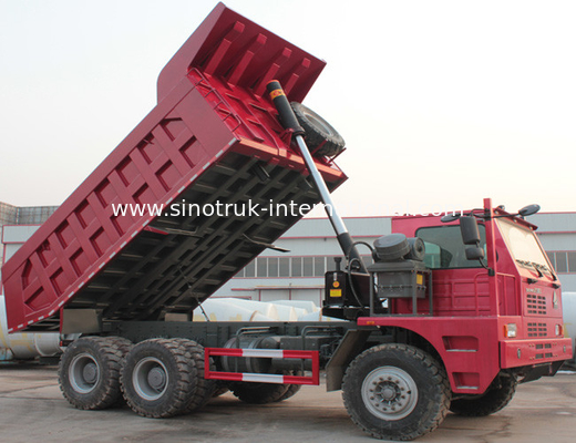 टिपर डंप ट्रक SINOTRUK HOWO 70 खनन एलएचडी 6X4 371 एचपी 70tons ZZ5707S3840AJ