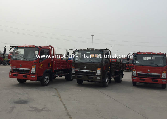 HOWO Energy Saving Light Duty Box Trucks SINOTRUK HOWO LHD 116HP ZZ1127D3615C1