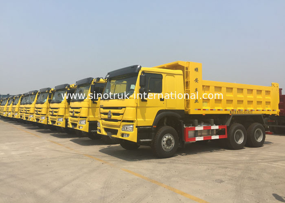 Tipper Dump Sino Howo Trucks 6X4 10-25 CBM For Construction Material Transport