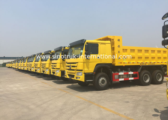 Tipper Dump Sino Howo Trucks 6X4 10-25 CBM For Construction Material Transport