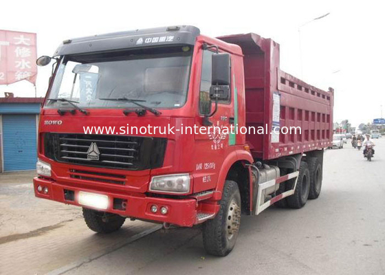 SINOTRUK HOWO Tipper Dump Truck 10 - 25CBM With Air Suspension Seat MINI Player