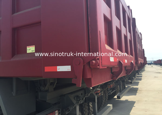 SINOTRUK HOWO Tipper Dump Truck 10 - 25CBM With Air Suspension Seat MINI Player