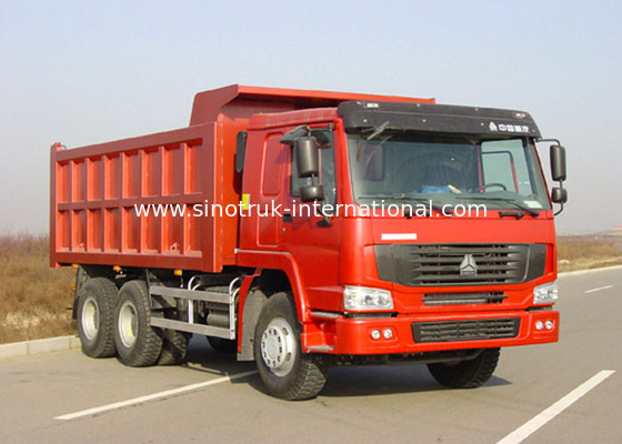 SINOTRUK HOWO Tipper Dump Truck 10 - 25CBM With Air Suspension Seat MINI Player