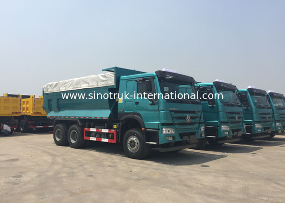 25 Tons 6x4 Sinotruk Howo Dump Truck WD615.47 371HP Adjustable Steering Wheel