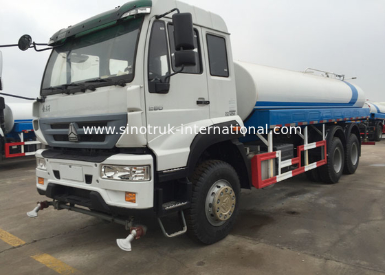 5000 गैलन पानी की टंकी ट्रक SINOTRUK 11.00R20 रेडियल टायर 9920 × 2496 × 3550 मिमी
