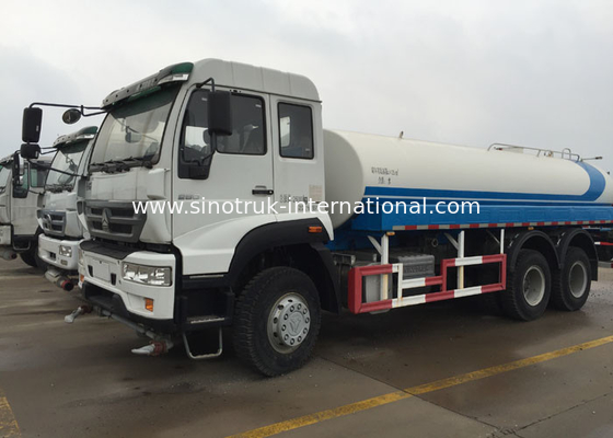 5000 गैलन पानी की टंकी ट्रक SINOTRUK 11.00R20 रेडियल टायर 9920 × 2496 × 3550 मिमी