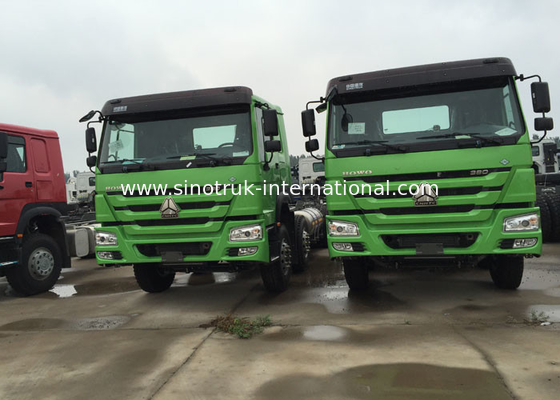 SINOTRUK HOWO Dump Truck Chassis 371HP 8X4 LHD 31 tons 28CBM Commercial Dump Truck