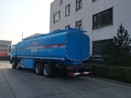 HOWO 8X4 पेट्रोलियम तेल भंडारण टैंक ईंधन वितरण ट्रक 30 सीबीएम
