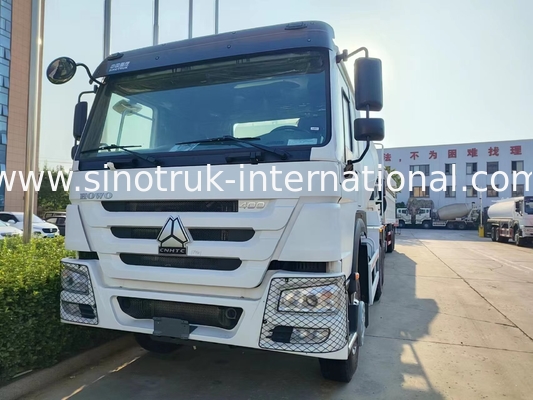 उच्च अश्वशक्ति 400HP कम ईंधन खपत HOWO मिक्सर ट्रक LHD 6×4 10पहिए