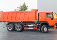 सिनोट्रुक होवो टिपर डंप ट्रक वीचाई 380एचपी 6 × 4 5200 - 5800 मिमी निर्यात के लिए