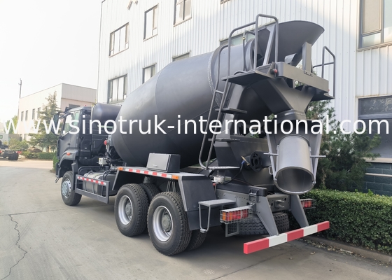Sinotruk Howo N7 कंक्रीट मिक्सर ट्रक 6-10CBM 6 X 4 यूरो 2 380 एचपी