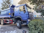 पूर्ण ड्राइवकम ईंधन की खपत 380HP ब्लू HOWO टिपर ट्रक आरएचडी 6×6 10 पहियों