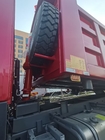 SINOTRUK HOWO 380HP एलएचडी टिपर डंप ट्रक 6X4 लाल
