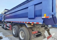 आरएचडी 8×4 12 पहियों ZZ3317V3847B1R उच्च अश्वशक्ति कम ईंधन की खपत380HP ब्लू HOWO टिपर ट्रक