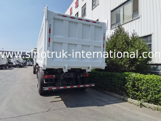 खनन के लिए 12 पहियों Sinotruk HOWO 8X4 डंप ट्रक 400hp