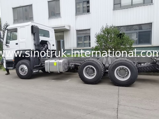 SINOTRUK HOWO ड्रॉपसाइड कार्गो वाणिज्यिक वाहन ट्रक चेसिस LHD 6X4 400HP