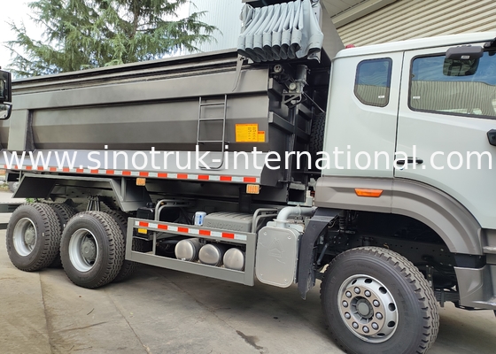 SINOTRUK HOWO LHD 6×4 10 पहियों वाला 40 टन खनन के लिए यू प्रकार का डंप ट्रक