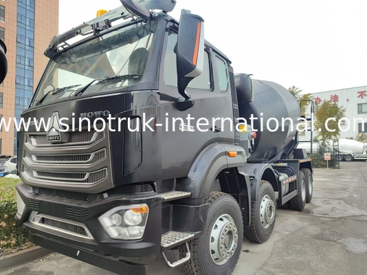 HOWO मिक्सर ट्रक 12CBM 380HP H77L केबिन काला