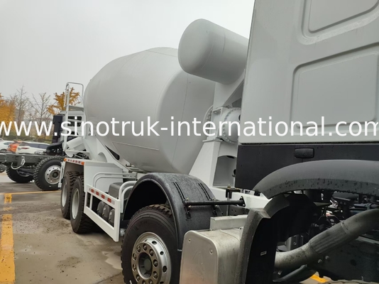 HOWO 8*4 12 पहिया कंक्रीट मिश्रण ट्रक 400HP 16CBM बड़ी शक्ति बड़ी क्षमता