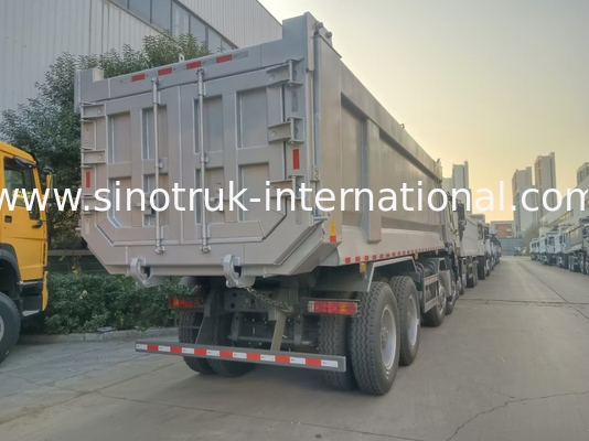 टिपर ट्रक SINOTRUK HOWO 400HP 12 पहियों LHD 40Tons 30CBM ZZ3317V3567B1